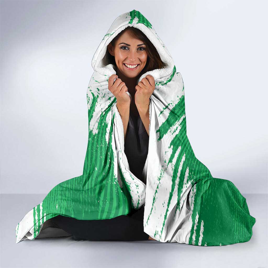 Iraq Football Custom Hooded Blanket Come On Lions of Mesopotamia