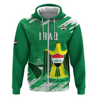 Iraq Football Custom Hoodie Come On Lions of Mesopotamia