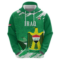 Iraq Football Custom Hoodie Come On Lions of Mesopotamia