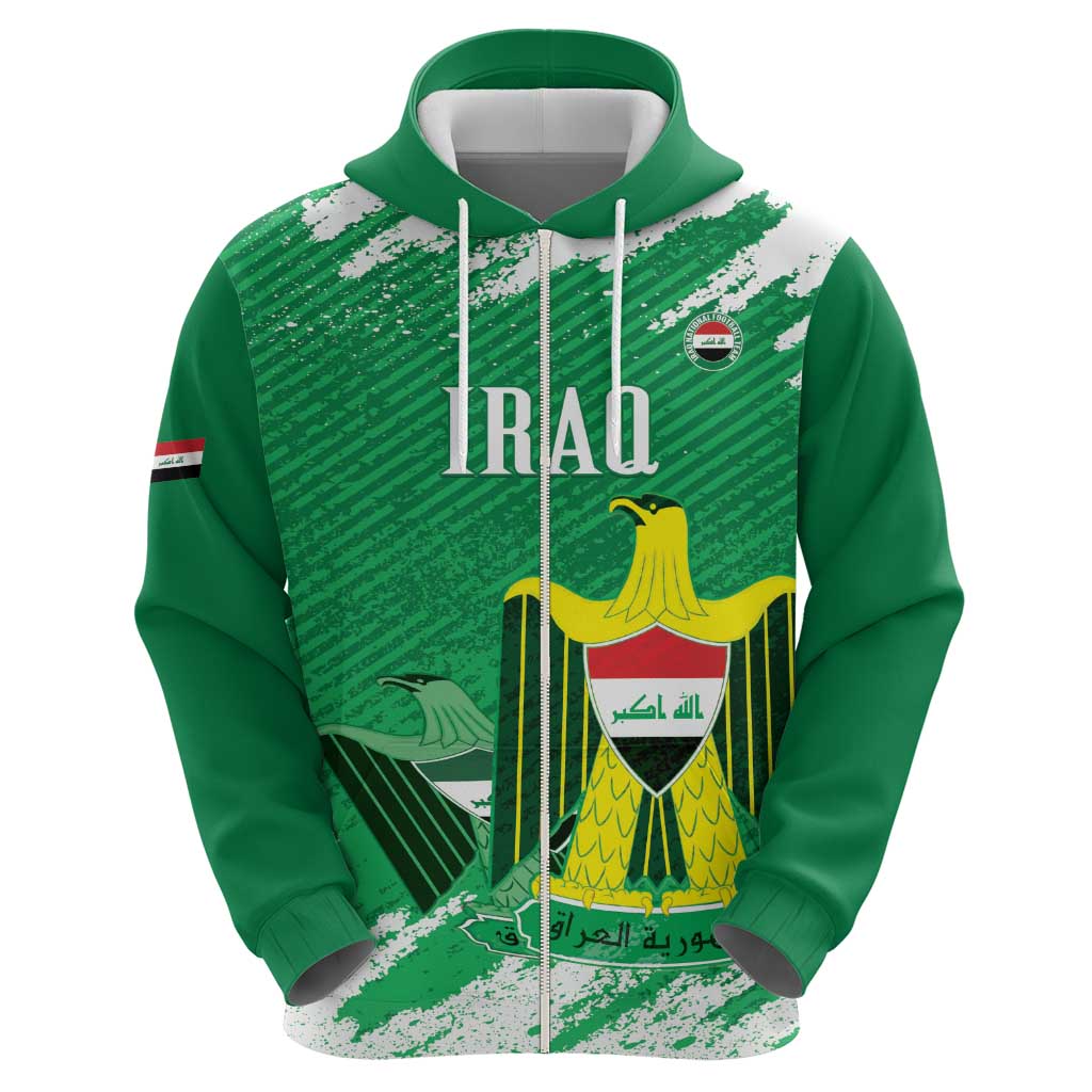 Iraq Football Custom Hoodie Come On Lions of Mesopotamia