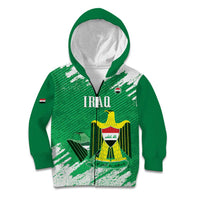 Iraq Football Custom Kid Hoodie Come On Lions of Mesopotamia