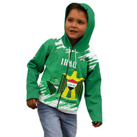 Iraq Football Custom Kid Hoodie Come On Lions of Mesopotamia