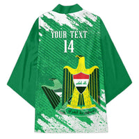 Iraq Football Custom Kimono Come On Lions of Mesopotamia