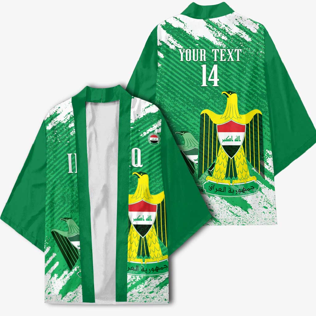 Iraq Football Custom Kimono Come On Lions of Mesopotamia