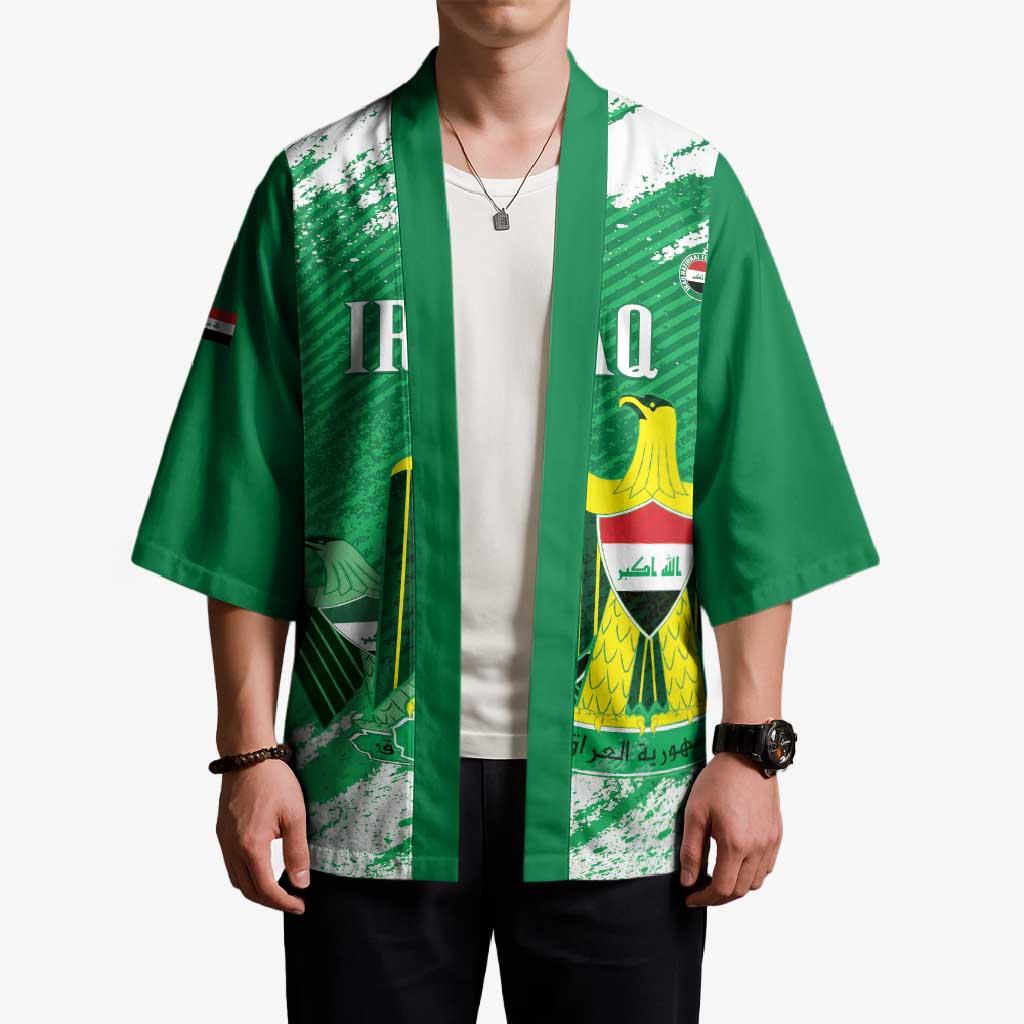Iraq Football Custom Kimono Come On Lions of Mesopotamia