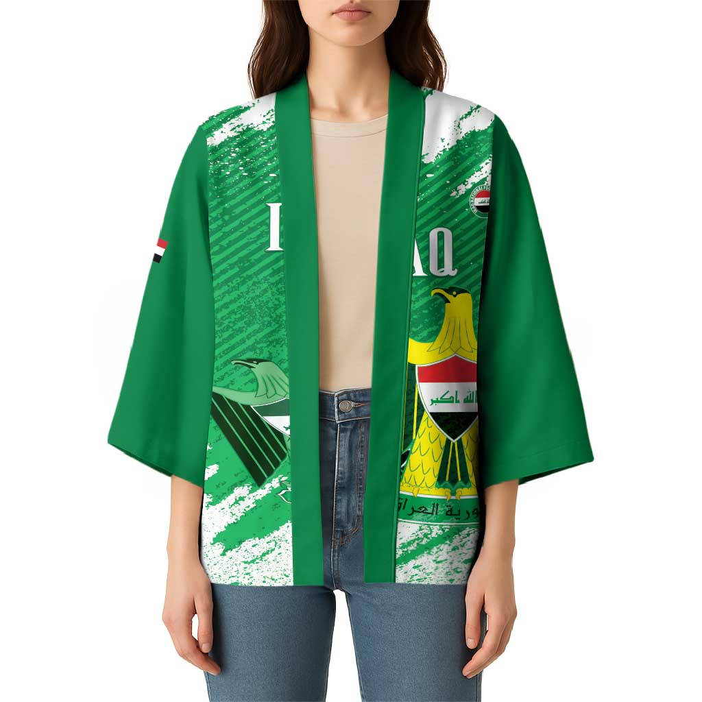 Iraq Football Custom Kimono Come On Lions of Mesopotamia
