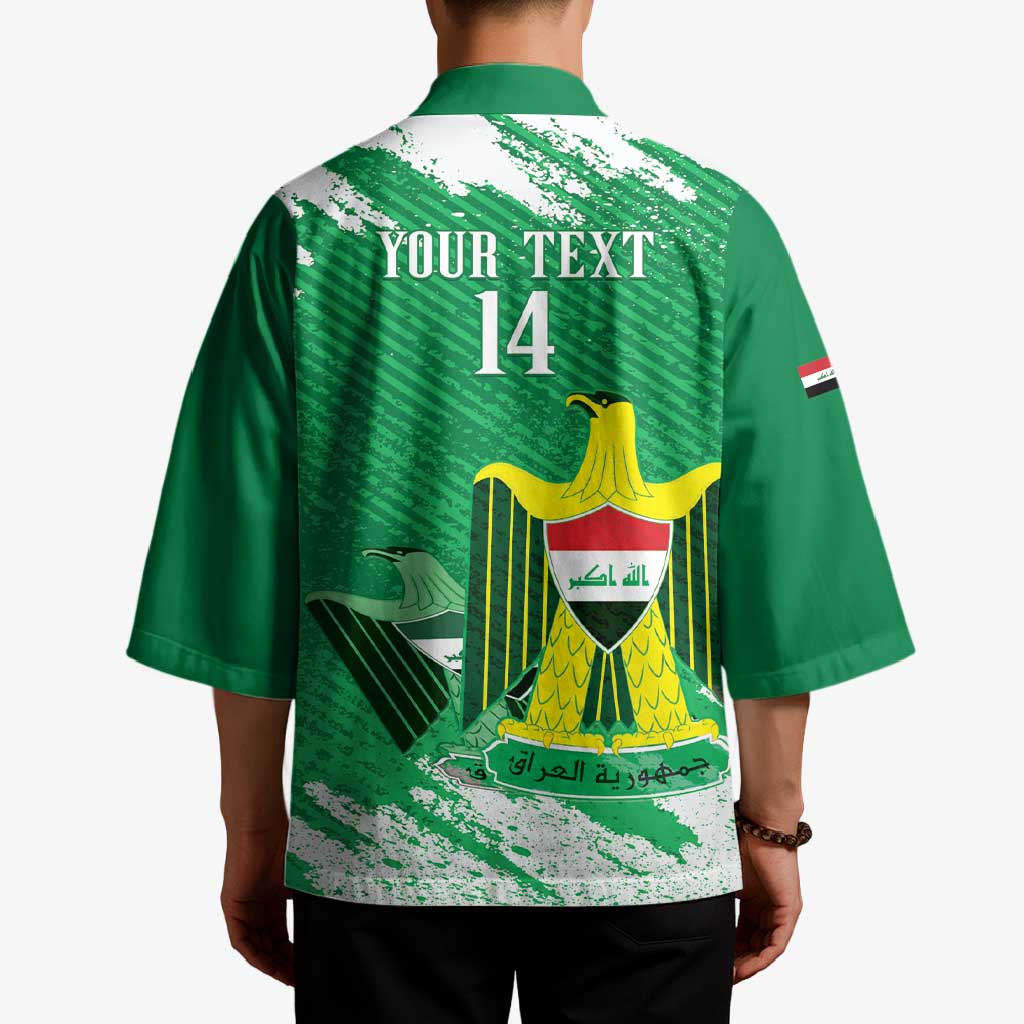 Iraq Football Custom Kimono Come On Lions of Mesopotamia