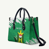 Iraq Football Custom Leather Bag Come On Lions of Mesopotamia