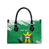 Iraq Football Custom Leather Bag Come On Lions of Mesopotamia