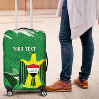 Iraq Football Custom Luggage Cover Come On Lions of Mesopotamia