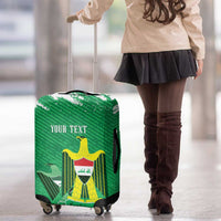Iraq Football Custom Luggage Cover Come On Lions of Mesopotamia