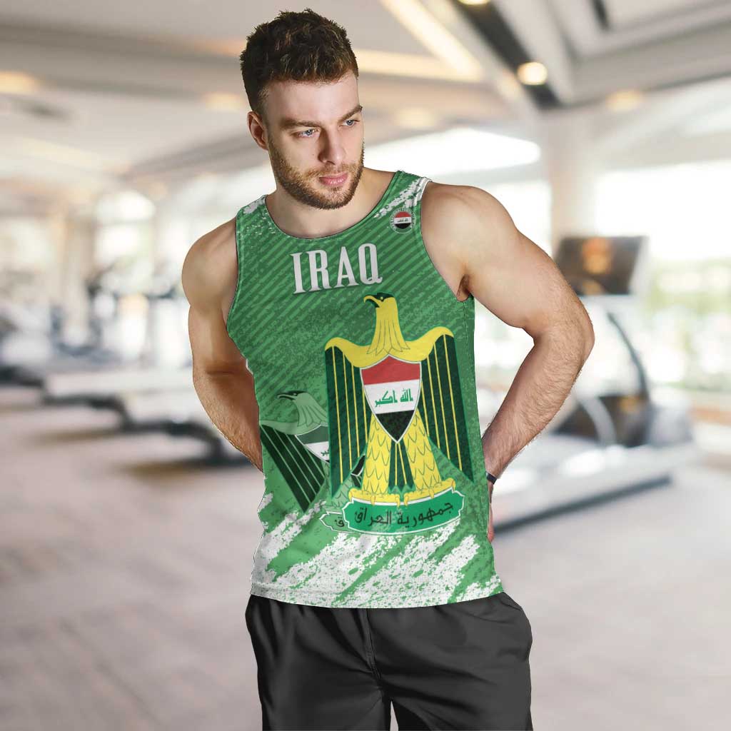 Iraq Football Custom Men Tank Top Come On Lions of Mesopotamia