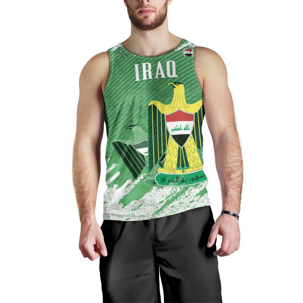 Iraq Football Custom Men Tank Top Come On Lions of Mesopotamia