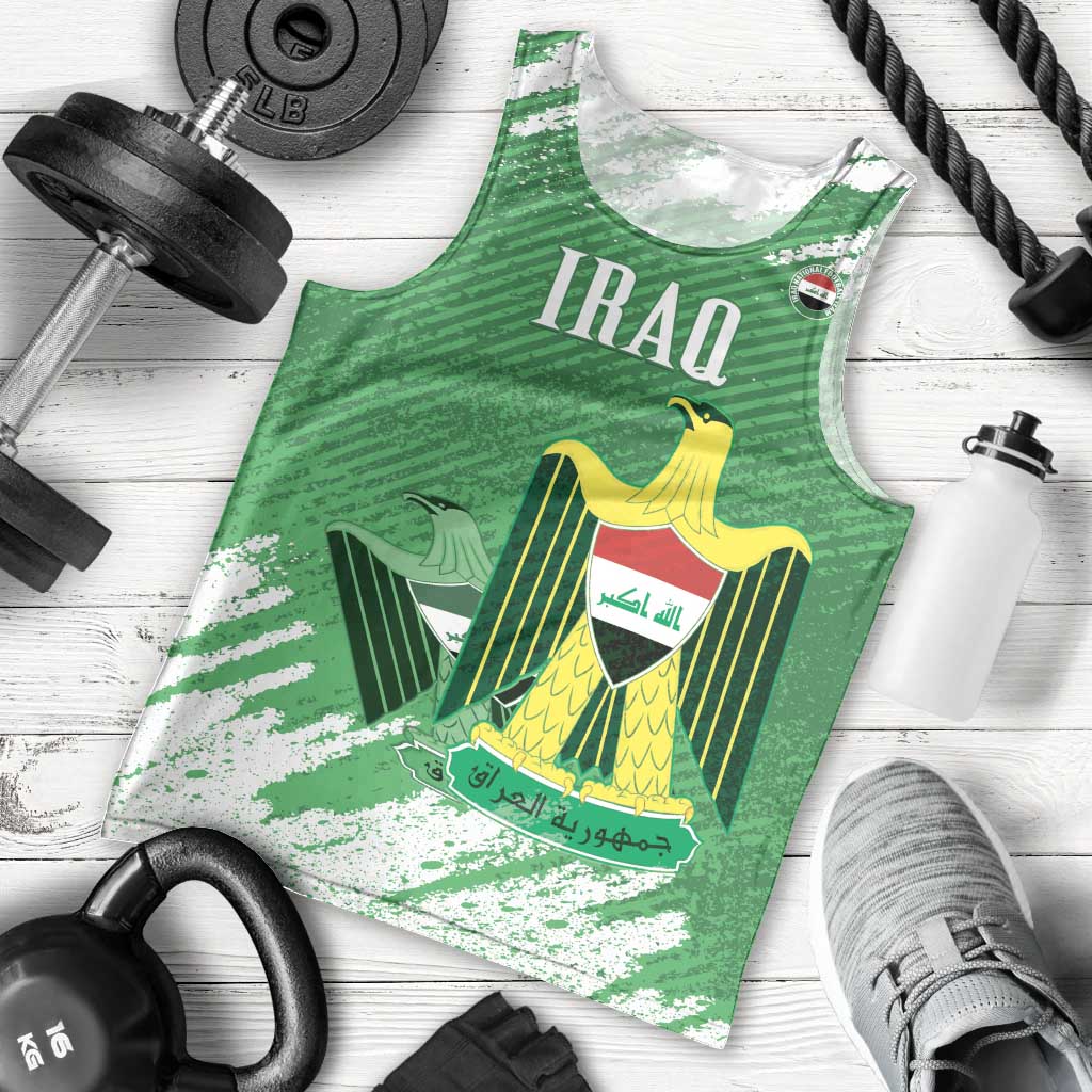 Iraq Football Custom Men Tank Top Come On Lions of Mesopotamia