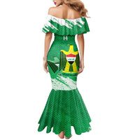 Iraq Football Custom Mermaid Dress Come On Lions of Mesopotamia