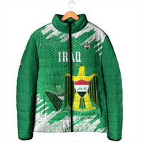 Iraq Football Custom Padded Jacket Come On Lions of Mesopotamia