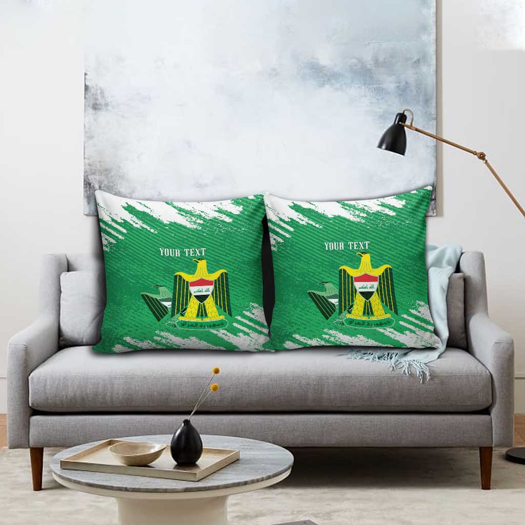 Iraq Football Custom Pillow Cover Come On Lions of Mesopotamia
