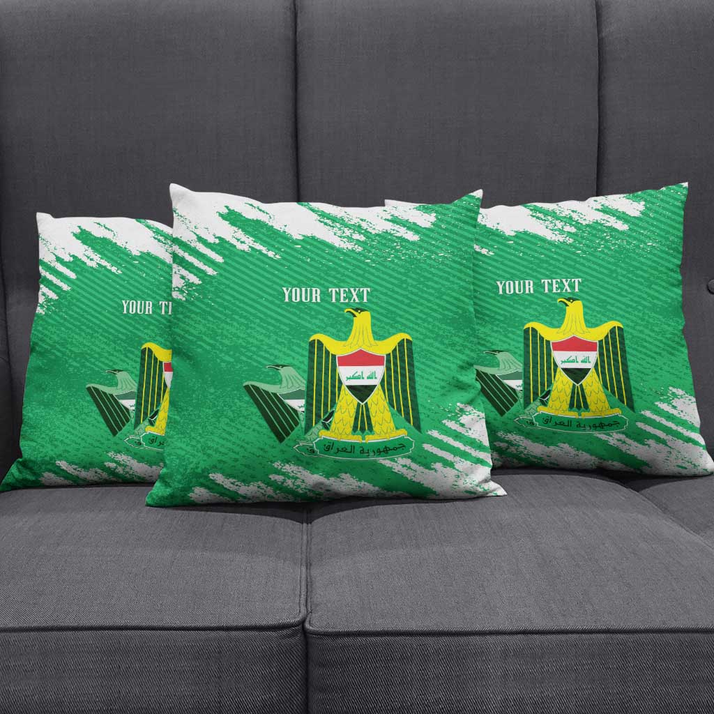 Iraq Football Custom Pillow Cover Come On Lions of Mesopotamia