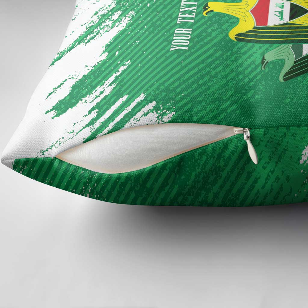 Iraq Football Custom Pillow Cover Come On Lions of Mesopotamia