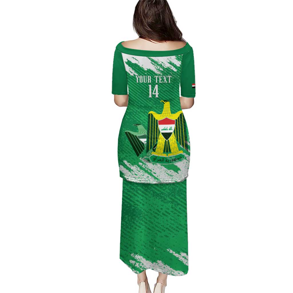 Iraq Football Custom Puletasi Come On Lions of Mesopotamia