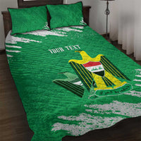 Iraq Football Custom Quilt Bed Set Come On Lions of Mesopotamia