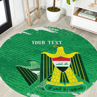 Iraq Football Custom Round Carpet Come On Lions of Mesopotamia