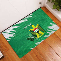 Iraq Football Custom Rubber Doormat Come On Lions of Mesopotamia