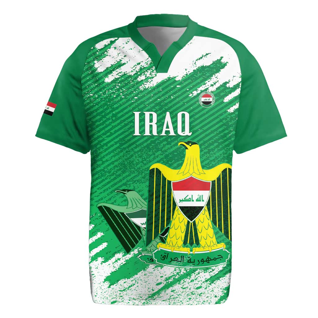 Iraq Football Custom Rugby Jersey Come On Lions of Mesopotamia
