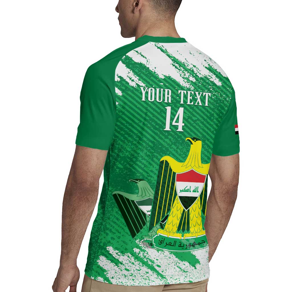Iraq Football Custom Rugby Jersey Come On Lions of Mesopotamia