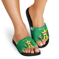 Iraq Football Custom Slide Sandals Come On Lions of Mesopotamia