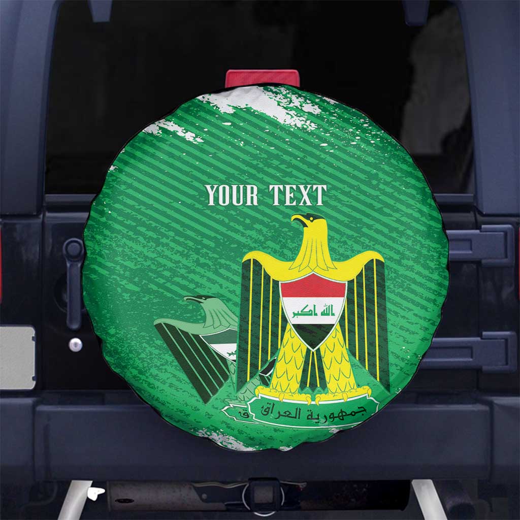 Iraq Football Custom Spare Tire Cover Come On Lions of Mesopotamia
