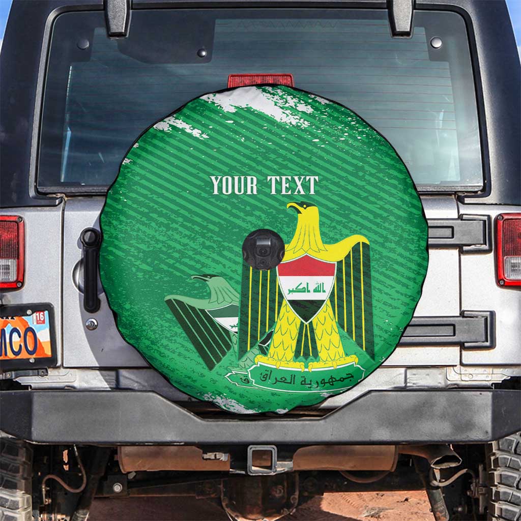 Iraq Football Custom Spare Tire Cover Come On Lions of Mesopotamia