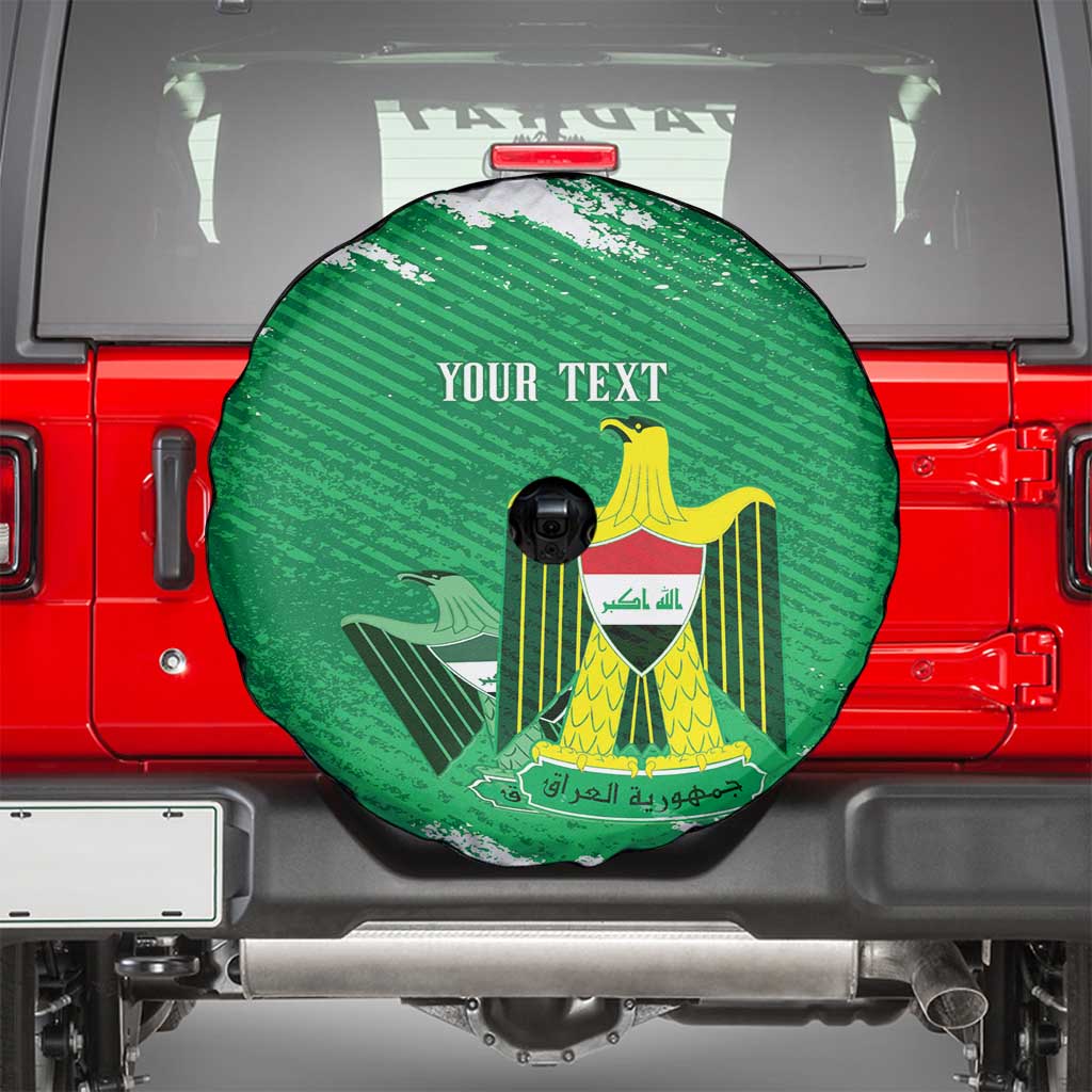 Iraq Football Custom Spare Tire Cover Come On Lions of Mesopotamia