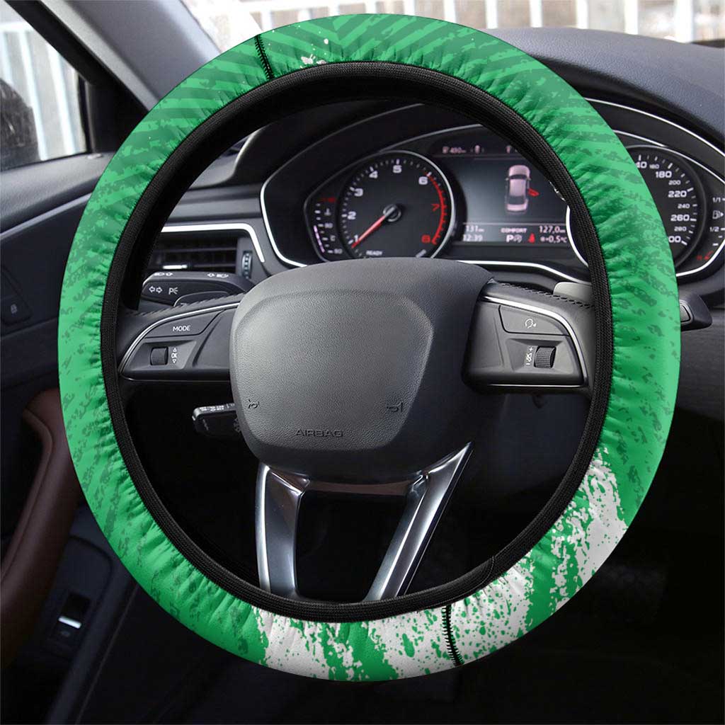 Iraq Football Steering Wheel Cover Come On Lions of Mesopotamia
