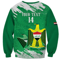 Iraq Football Custom Sweatshirt Come On Lions of Mesopotamia
