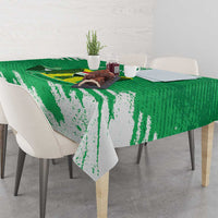 Iraq Football Custom Tablecloth Come On Lions of Mesopotamia