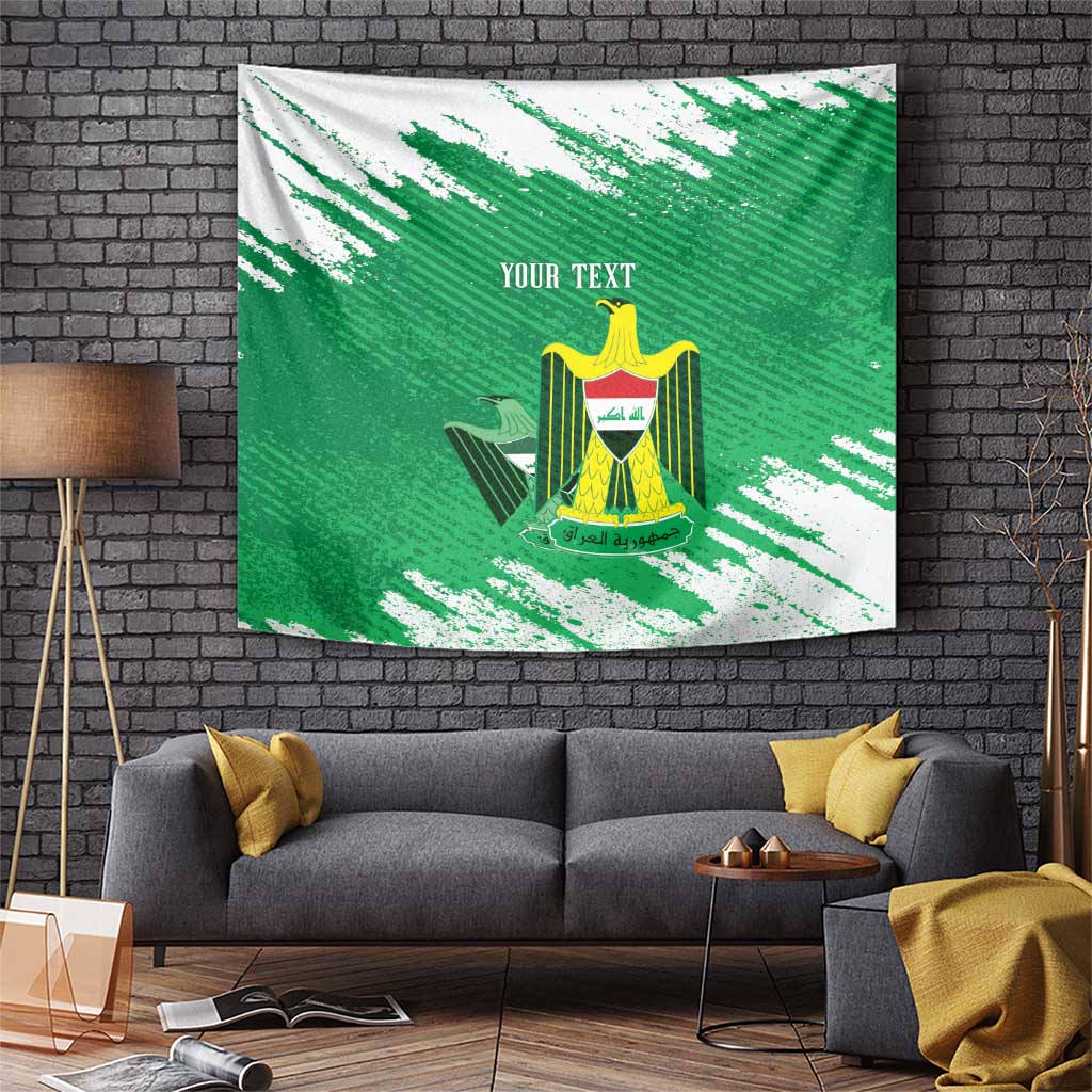 Iraq Football Custom Tapestry Come On Lions of Mesopotamia