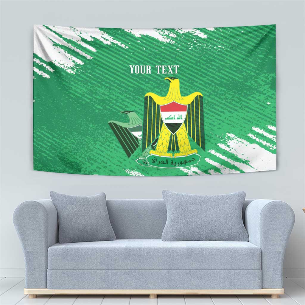 Iraq Football Custom Tapestry Come On Lions of Mesopotamia