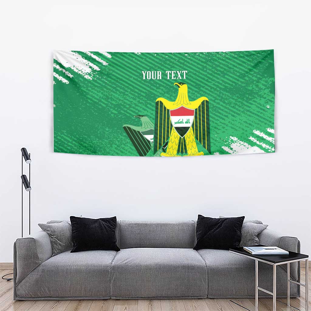 Iraq Football Custom Tapestry Come On Lions of Mesopotamia