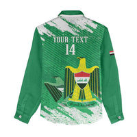 Iraq Football Custom Women Casual Shirt Come On Lions of Mesopotamia