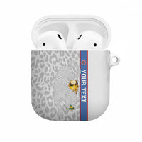 DR Congo Football Custom AirPods Case Come On Leopards White Color