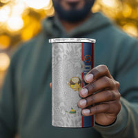 DR Congo Football Custom 4 in 1 Can Cooler Tumbler Come On Leopards White Color