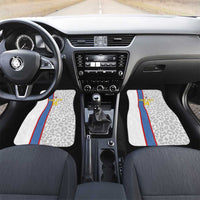 DR Congo Football Custom Car Mats Come On Leopards White Color
