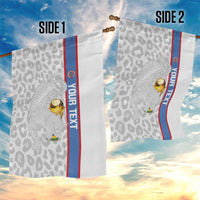 DR Congo Football Custom Garden Flag Come On Leopards White Color