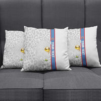 DR Congo Football Custom Pillow Cover Come On Leopards White Color