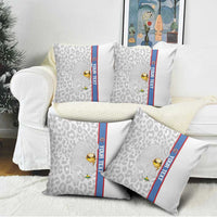 DR Congo Football Custom Pillow Cover Come On Leopards White Color