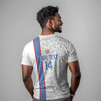 DR Congo Football Custom T shirt Come On Leopards White Color