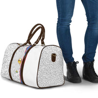 DR Congo Football Custom Travel Bag Come On Leopards White Color