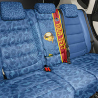DR Congo Football Custom Back Car Seat Cover Come On Leopards Blue Color
