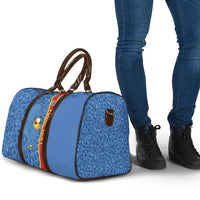 DR Congo Football Custom Travel Bag Come On Leopards Blue Color